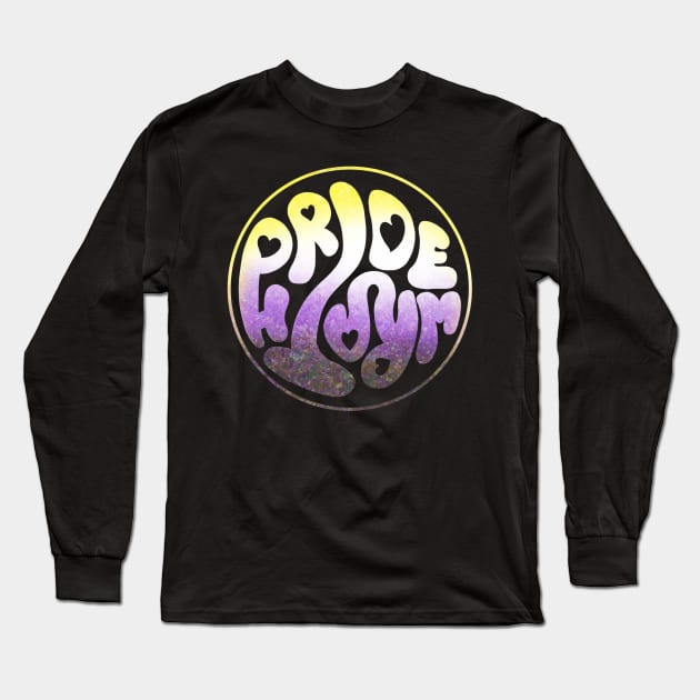 Pride and Wrath (Enby / Non-binary pride) Long Sleeve T-Shirt by Labrattish